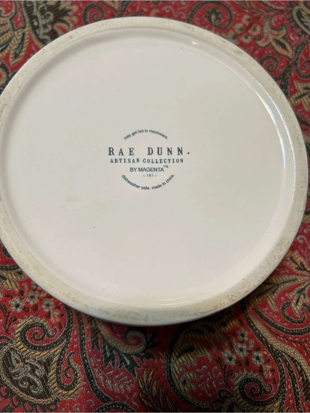 Rae Dunn BONE APPETITE Dog Bowl